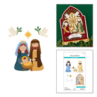 Nativity Blessings Etched Dies
