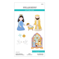 Nativity Blessings Etched Dies