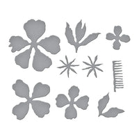 Double & Single Peonies Etched Dies