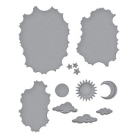 Tunnel Clouds Etched Dies