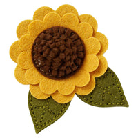 Felt Sunflower Bloom Etched Dies