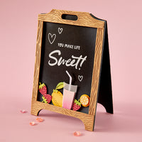 Pink Lemonade Stand Etched Dies with Simple Stories
