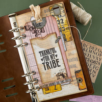 Torn Edges with Tag Etched Dies by Esther Glas