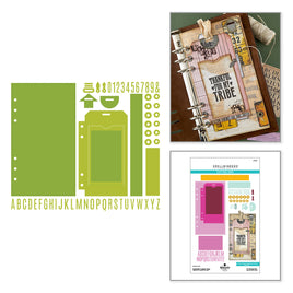 Keepsake Capsule Page Etched Dies by Esther Glas