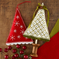 Felt Festive Trees Etched Die Set