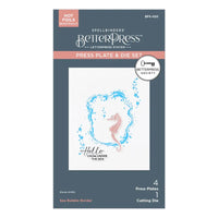 Sea Friends/Sea Bubble Border Press Plate & Die Sets- BetterPress Society June 2025