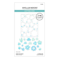 2-Piece Sweet Life Floral Press Plate & Die Sets - BetterPress Society March 2025