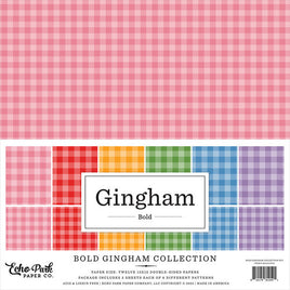 Bold Gingham Collection Kit - 12 x 12 Paper Pack
