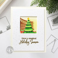 Hero Arts Looking Glass Cozy Christmas Dies - sale