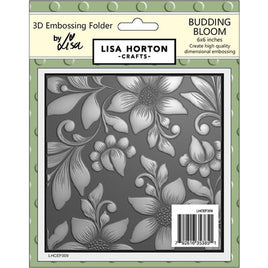Budding Bloom - 6x6 Lisa Horton 3D Embossing Folder