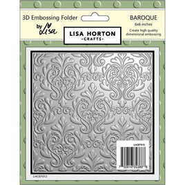 Baroque - 6x6 Lisa Horton 3D Embossing Folder