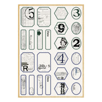 Book 10 Borders & Labels Stickers by Esther Glas