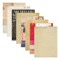 Reminiscence Book 10 Patterned Cardstock by Esther Glas