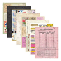 Reminiscence Book 10 Patterned Cardstock by Esther Glas