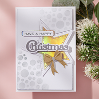 Christmas Sentiments Clear Stamp & Die Set