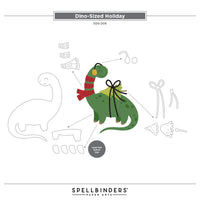 Independent Exclusive - Dino-Sized Holiday Clear Stamp & Die Set