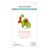 Independent Exclusive - Dino-Sized Holiday Clear Stamp & Die Set