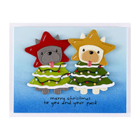 Deck the Paws Clear Stamp & Die Set