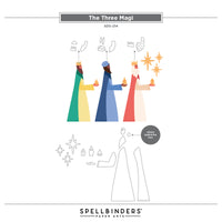 The Three Magi Stamp & Die Set from the Wonderland Collection