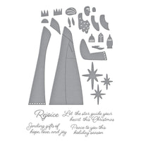 The Three Magi Stamp & Die Set from the Wonderland Collection