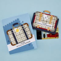 Retro Suitcase and Sentiments Stamp & Die Set