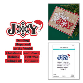 Snowflake Joy Stamp & Die Set by Lisa Horton