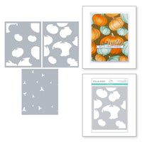 Raining Pumpkins Press Plate & Stencil Set - BetterPress Society September 2024