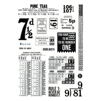 Keepsake Numbers Clear Stamp Set by Esther Glas