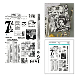 Keepsake Numbers Clear Stamp Set by Esther Glas