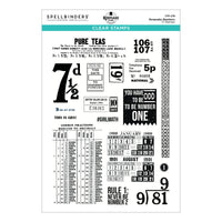 Keepsake Numbers Clear Stamp Set by Esther Glas