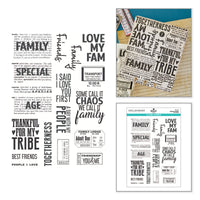 Family & Friends Clear Stamp Set by Esther Glas