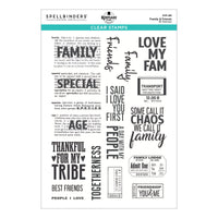 Family & Friends Clear Stamp Set by Esther Glas