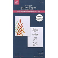 2-piece Set - Layered Leaf Prints- BetterPress Society August 2024