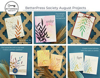 2-piece Set - Layered Leaf Prints- BetterPress Society August 2024