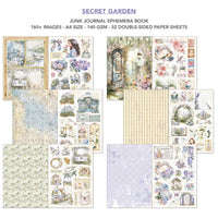 Secret Garden Junk Journal & Ephemera Book A4 32/Pkg