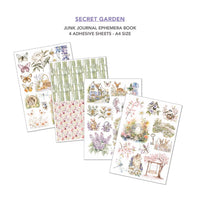 Secret Garden Junk Journal & Ephemera Book A4 32/Pkg
