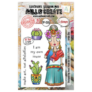 #1276 Frida Dee - A7 Stamp Set