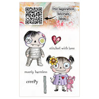 #1294 Mostly Harmless - A7 Stamp Set
