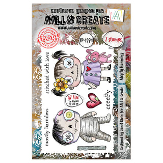 #1294 Mostly Harmless - A7 Stamp Set