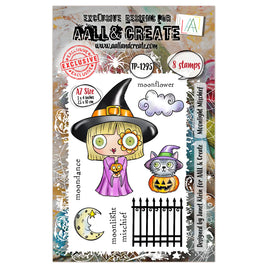 #1295 Moonlight Mischief - A7 Stamp Set