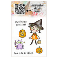 #1296 Too Cute Spook - A7 Stamp Set