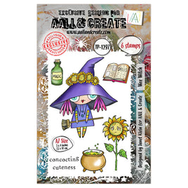 #1297 Wee Witch- A7 Stamp Set