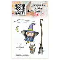 #1298 Free Broom Rides - A7 Stamp Set