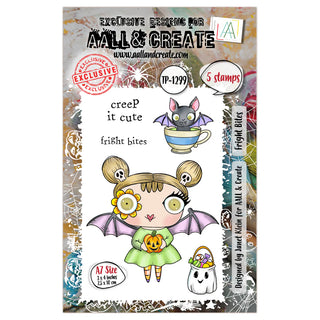 #1299 Fright Bites - A7 Stamp Set