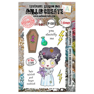 #1300 Frankie's Bride - A7 Stamp Set