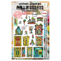 #1304 Roofline Friends - A5 Stamp Set