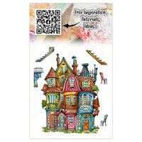 #1306 Miniature Mansions - A6 Stamp Set