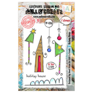 #1316 Holiday House - A7 Stamp Set