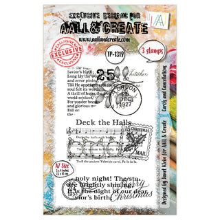 #1319 Carols and Cancellations - A7 Stamp Set