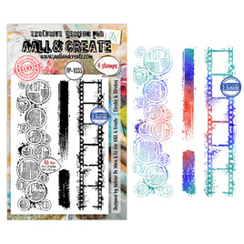 #1335 Circles & Strokes - A6 Stamp Set